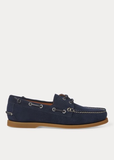 Sapatos De Vela Polo Ralph Lauren Merton Camurça Homem 64972-WQYD